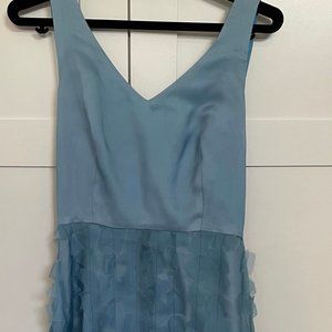 Talbots sky blue party dress, 12P